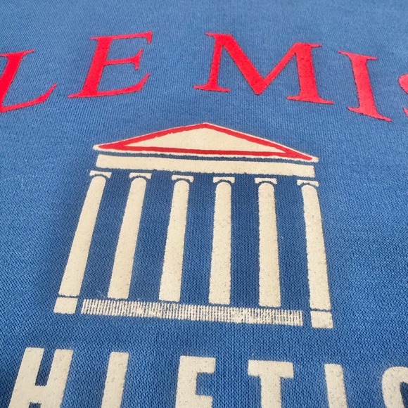 Rebel RAGS OLE MISS REBELS LYCEUM Sweatshirt women’s size large Wrn1X - Picture 8 of 9